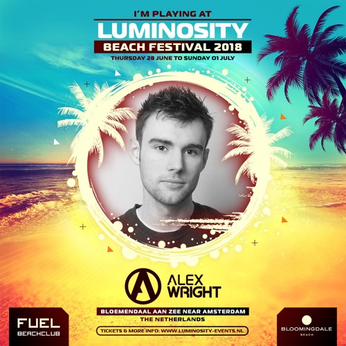 Alex Wright LIVE @ Luminosity Beach Festival, Holland, 30-6-2018