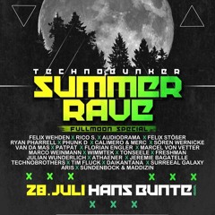 Marco Weinmann @ Techno Bunker Summer Rave X Hans - Bunte - Areal 28.o7.18