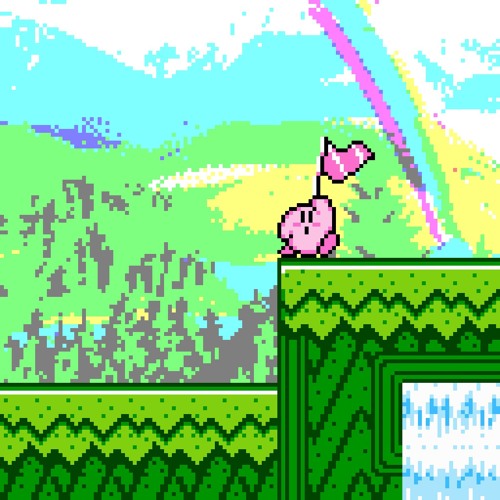 Kirby & the Amazing Mirror - Forest/Nature Area [8-Bit Cover]