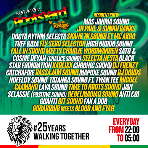 Docta Rythm Selecta - Roots Yard Rototom 2018