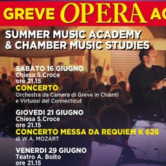 Mozart Requiem Greve Opera Academy 2018 I. Introitus II. Kyrie