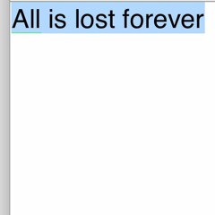 All Is Lost Forever - Getter/Drake/Kanye (Mashup)