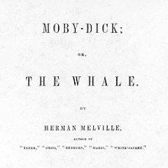 *From Hell's Heart I stab at thee; or How Moby Dick taught me I should probably learn to move on