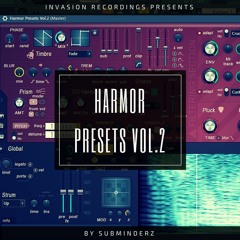 Subminderz - Harmor Preset Pack (vol.2) (Prod. By Print) (Preview)