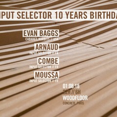 Arnaud @ Woodfloor, Concrete, Paris (01.08.18)
