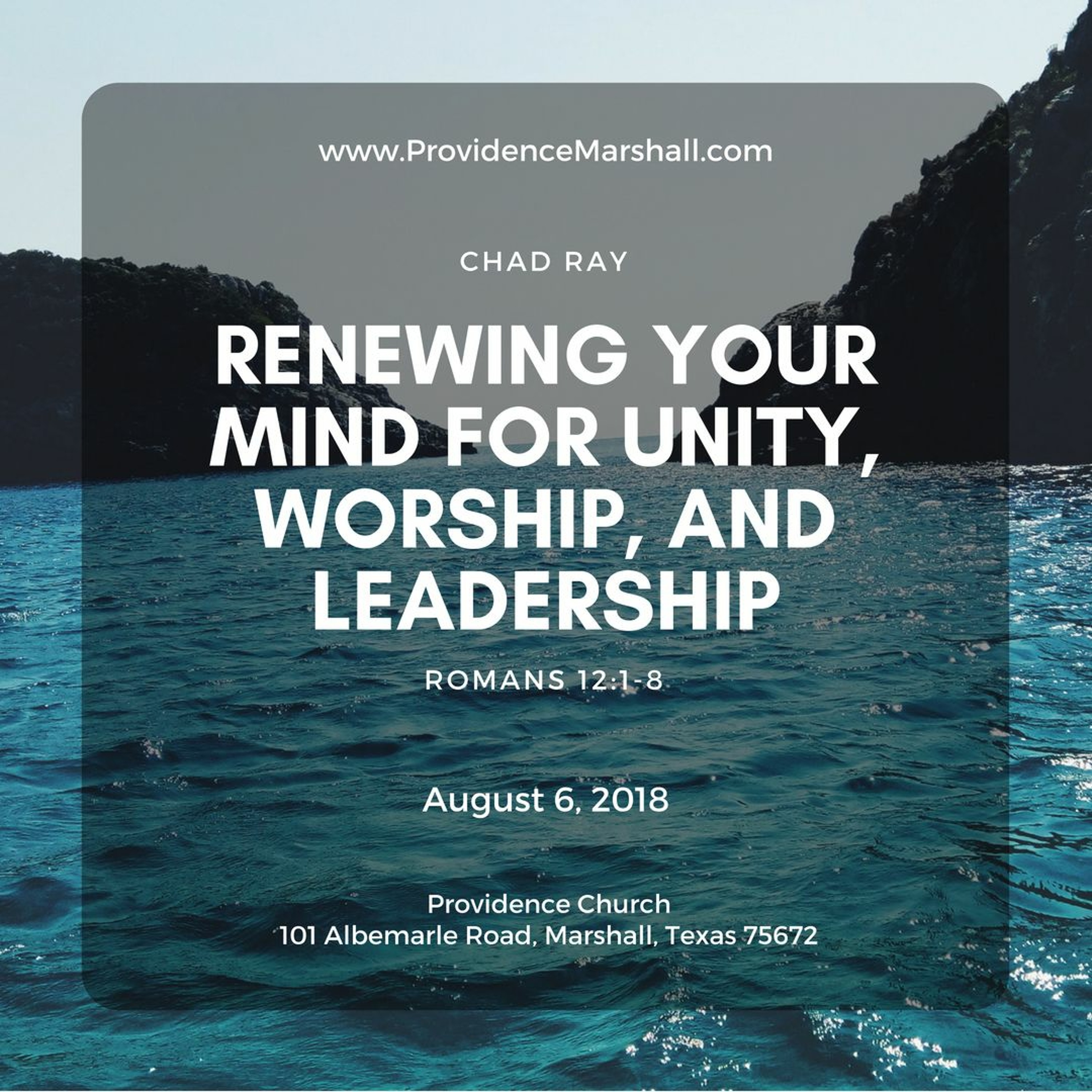 Romans 12:1-8 | Renewing Your Mind for Unity, Worship, and Leadership