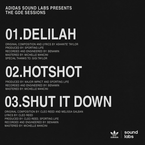 Stream ADIDAS SOUND LABS | Listen to THE GDE SESSIONS playlist online for  free on SoundCloud