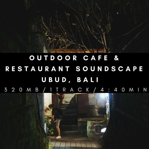Stream Outdoor Cafe & Restaurant Sound Effects Ubud, Bali by