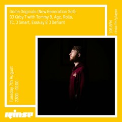 Grime Originals (New Generation Set): DJ Kirby T with Tommy B, Agz & more - 7th August 2018