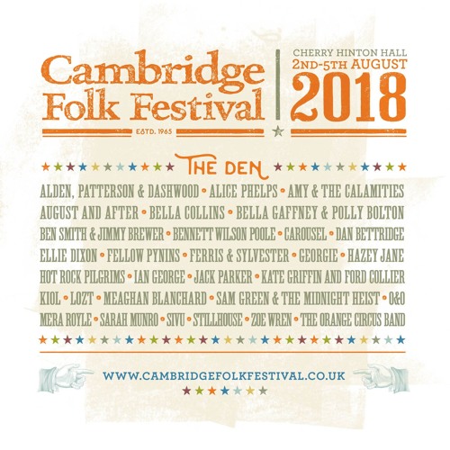 Live at Cambridge Folk Festival 2018 - Cambridge 105 Radio Broadcast