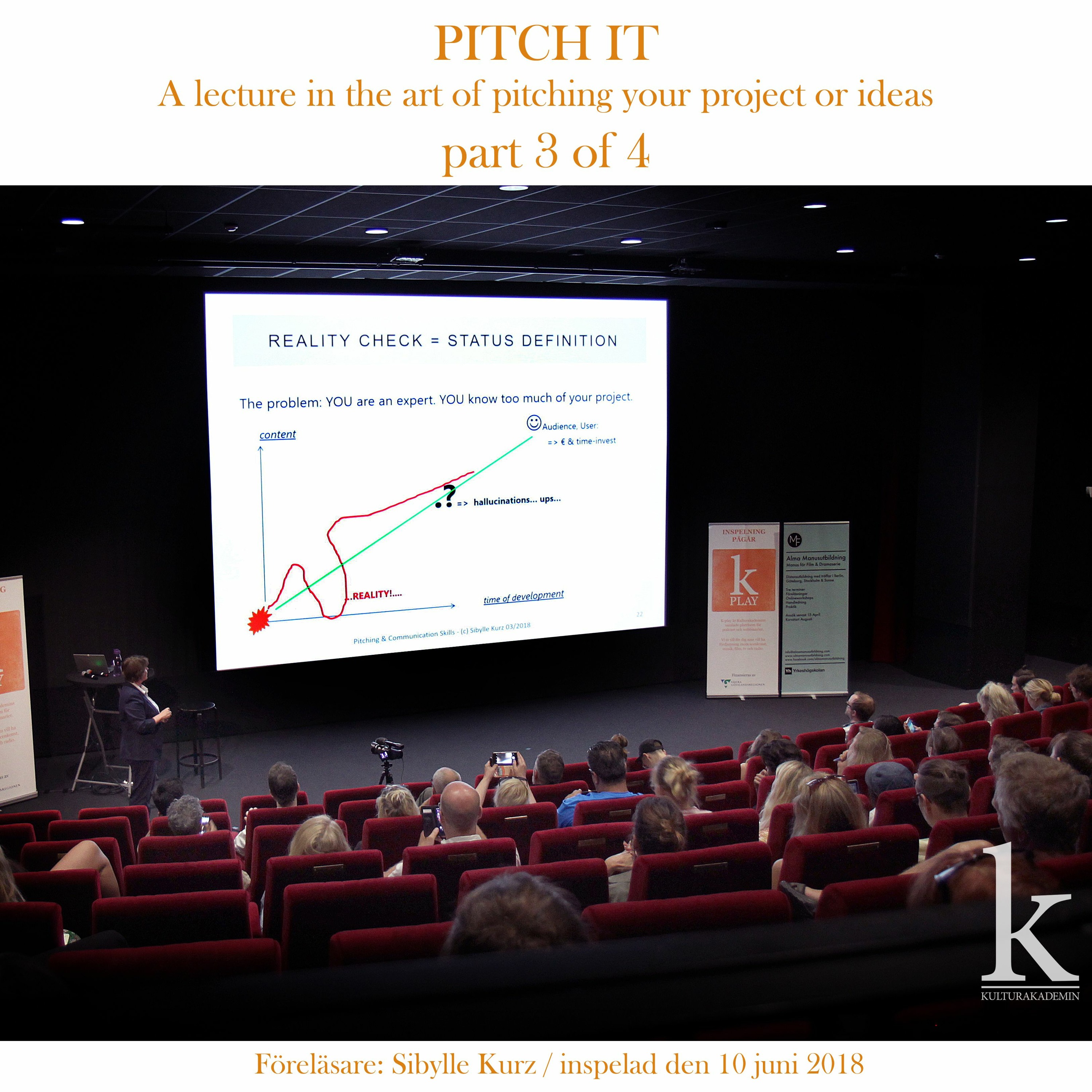 #44 PITCH IT - A lecture in the art of pitching your project or ideas with Sibylle Kurz -part 3 of 4 episode artwork