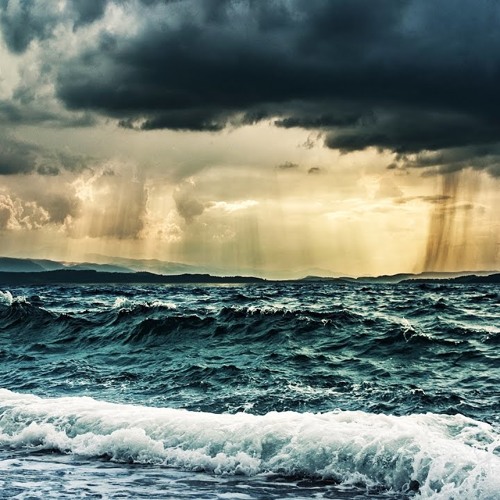 Rain & Ocean Waves Storm Sounds for Sleep (75 Minutes)