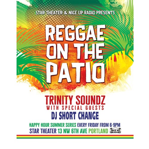 REGGAE ON THE PATIO TRINITY SOUNDZ & SHORT CHANGE (8-10-18)