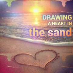 Drawing A Heart In The Sand