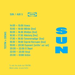 TESTFM x CREWQ w/ 8foldjon (live) — 05/08/2018