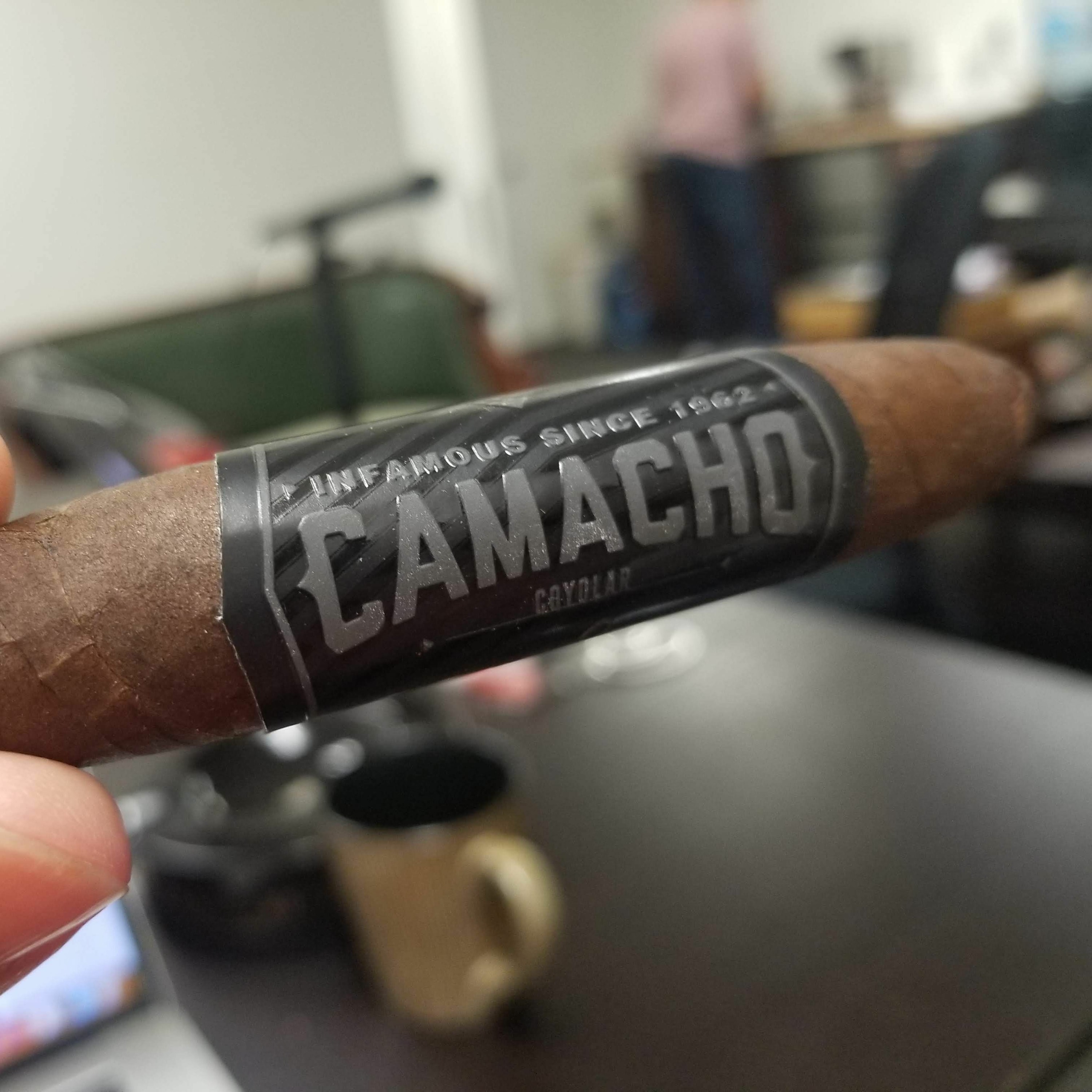 0048 - Camacho Coyolar cigars, meeting Old Dominion, and Erik's brisket episode artwork