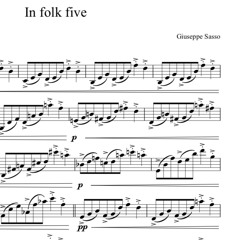 In folk five- from suite 2 for solo violin - (demo)