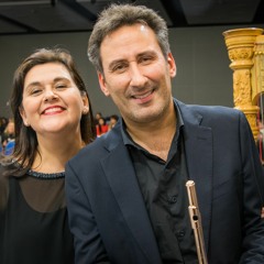 Angel Lasala: Con a Chola y el Changuito  Cristian Garreffa (Flauta) Marcela Mendez (Arpa)