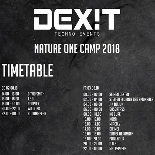 Amokaner B2B Steffen Fluhrer @ Dexit Camp N1 2018
