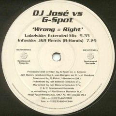 DJ JOSE vs. G-Spott - Wrong=Right (NWYR Remix) w/ Gareth Emery & STANDERWICK - Saving Light