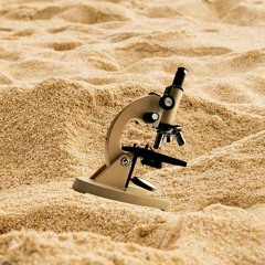 sand under microscope