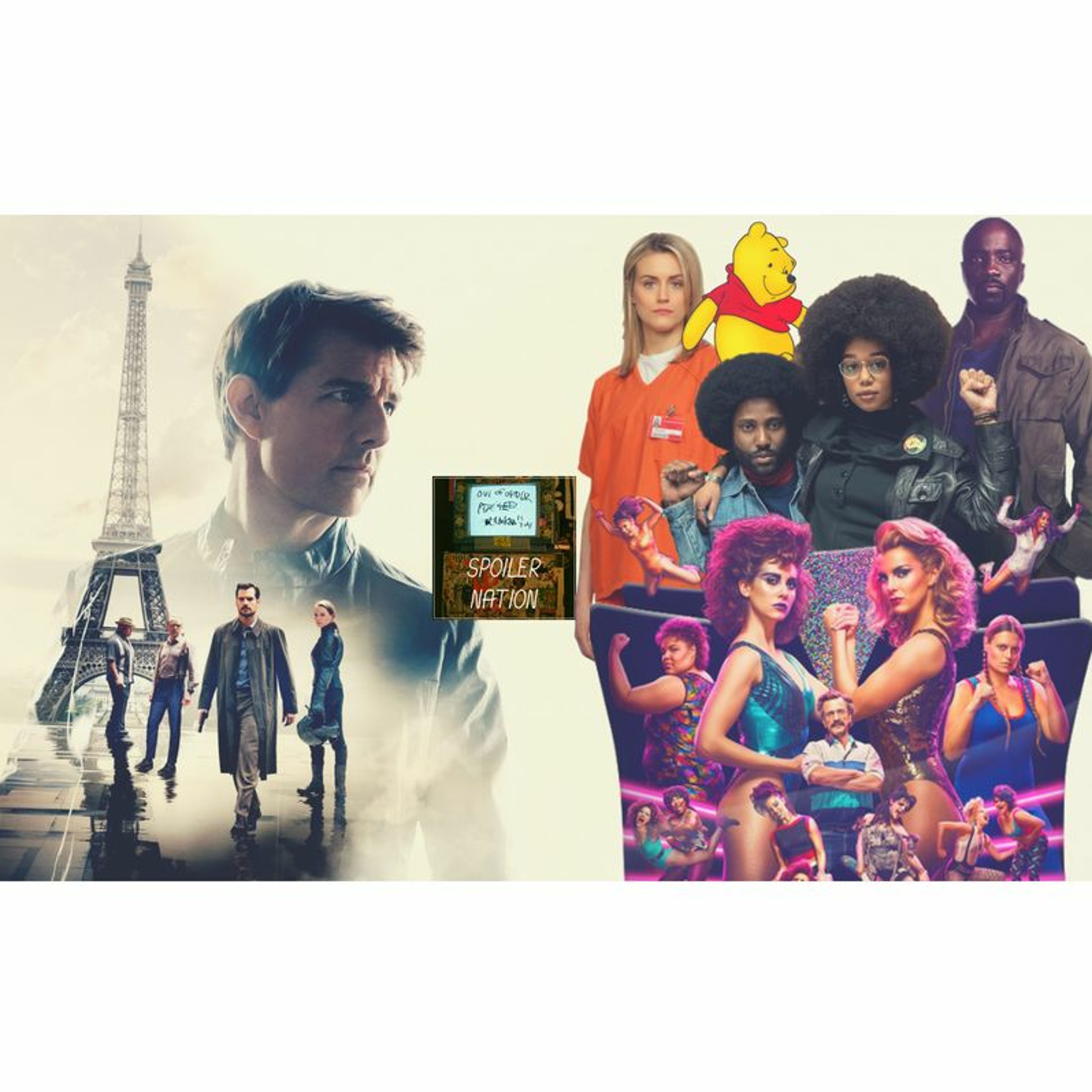 #36 Spoiler Free: Blackkklansman/Mission Impossible Fallout/Christopher Robin/Luke Cage/GLOW/OITNB episode artwork