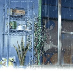 jungkook; half moon but it's raining
