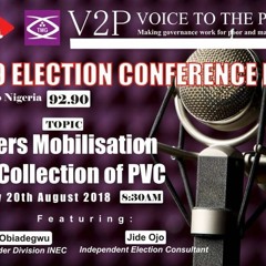 First edition of 2019 election conference hall radio programme aired on Monday 20th, August 2018.