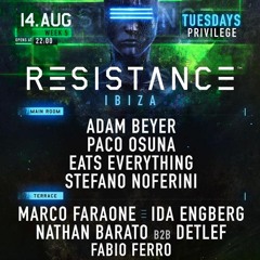 Fabio Ferro @ Resistance Ibiza [Privilege] 14/08/2018