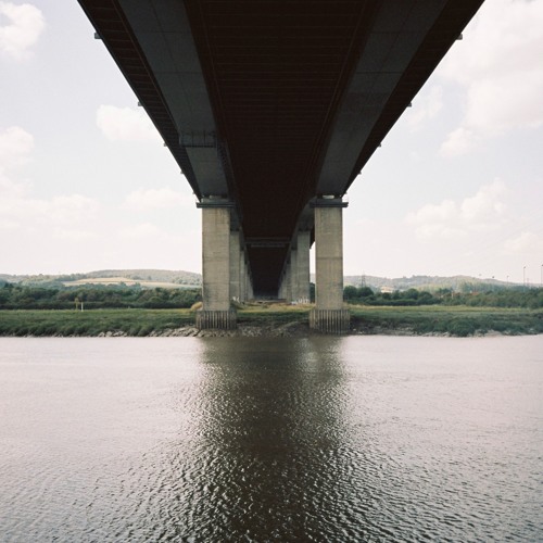 Stream Under the M5 motorway bridge Avonmouth by Avon Stories