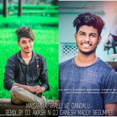 BOMBAI POTHAVA RAJA NEW SONG REMIX BY DJ GANESH MADDY BEGUMPET N DJ AKASH MUDIRAJ BEGUMPET