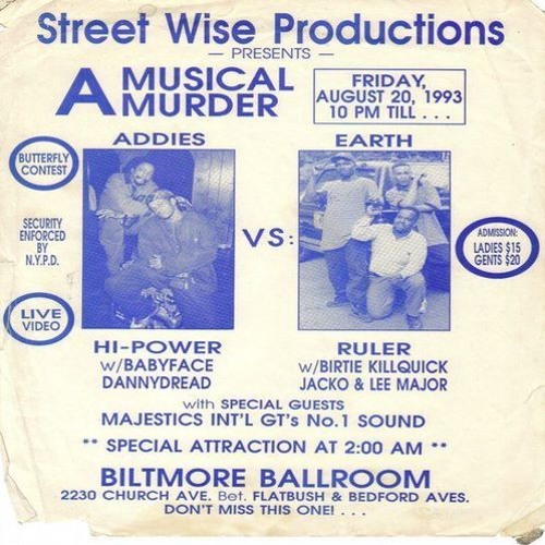 King Addies Vs Earth Ruler 8/93 (Biltmore) Both Sounds