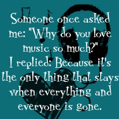 Music understands me !!