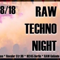 Kevin Wimmer - RAW Techno Night @Der Weiße Hase - 18.08.18 [FREE DL]
