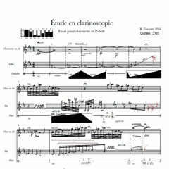 Étude en clarinoscopie