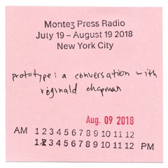 Prototype: A Conversation -> Montez Press Radio