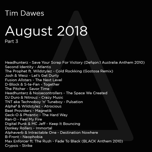 August 2018 (Part 3)