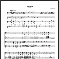 Jolie Folie (four guitars / live recording)