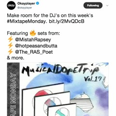 Featured on Okayplayer along with some of my fav selectors!