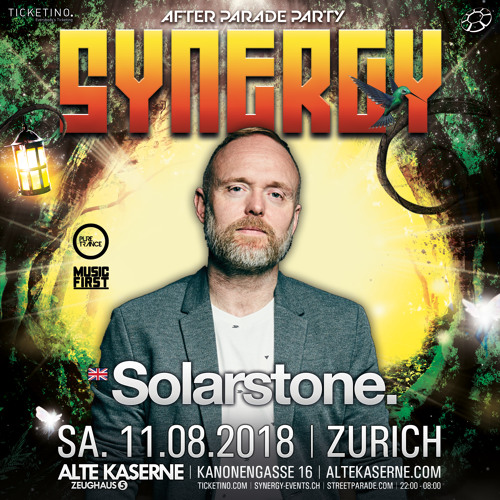 Solarstone Live @ SYNERGY After Parade Party - Alte Kaserne, Zurich (11.08.2018)