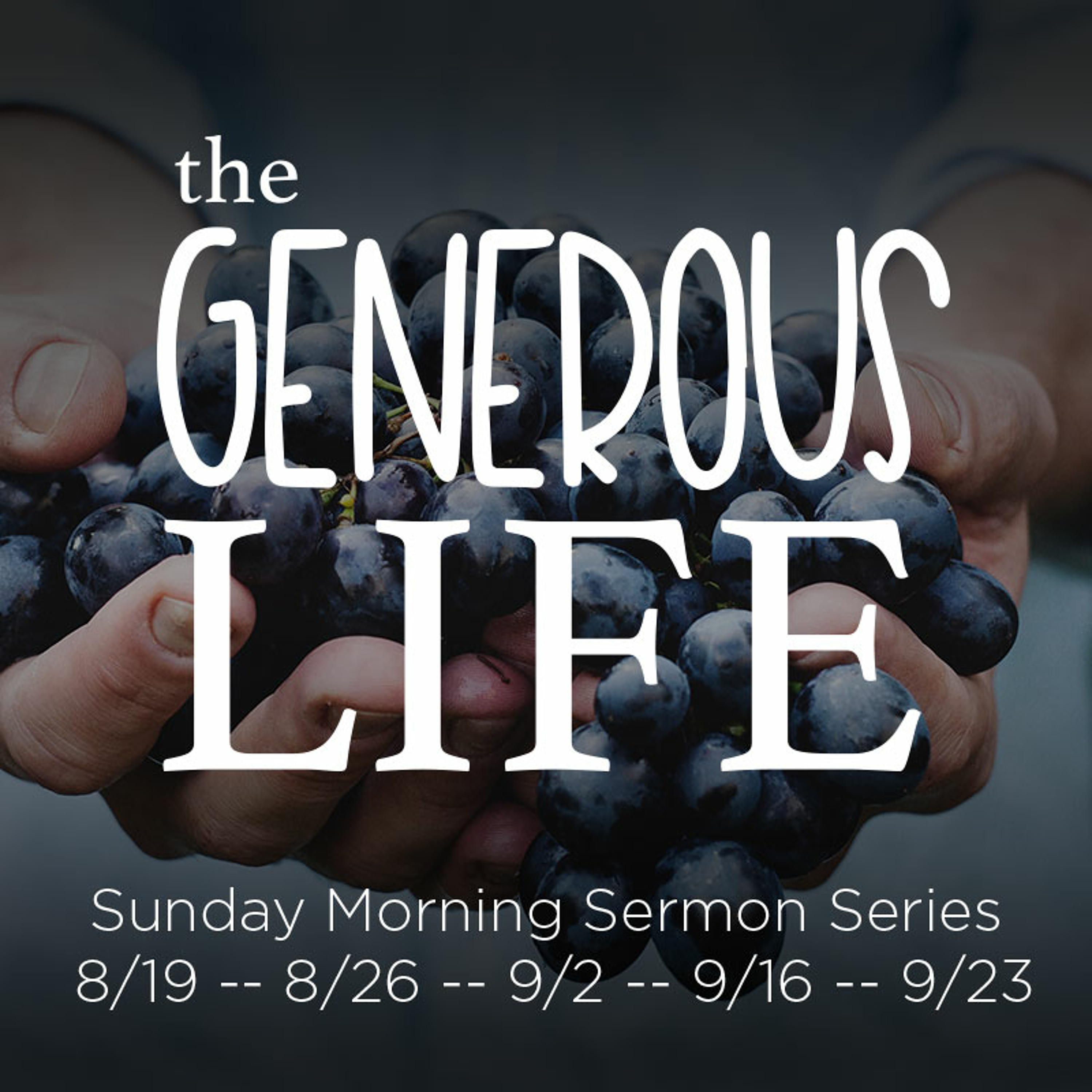 8-26-18a - Josh Pennington - Generous Life Pt 2 episode artwork