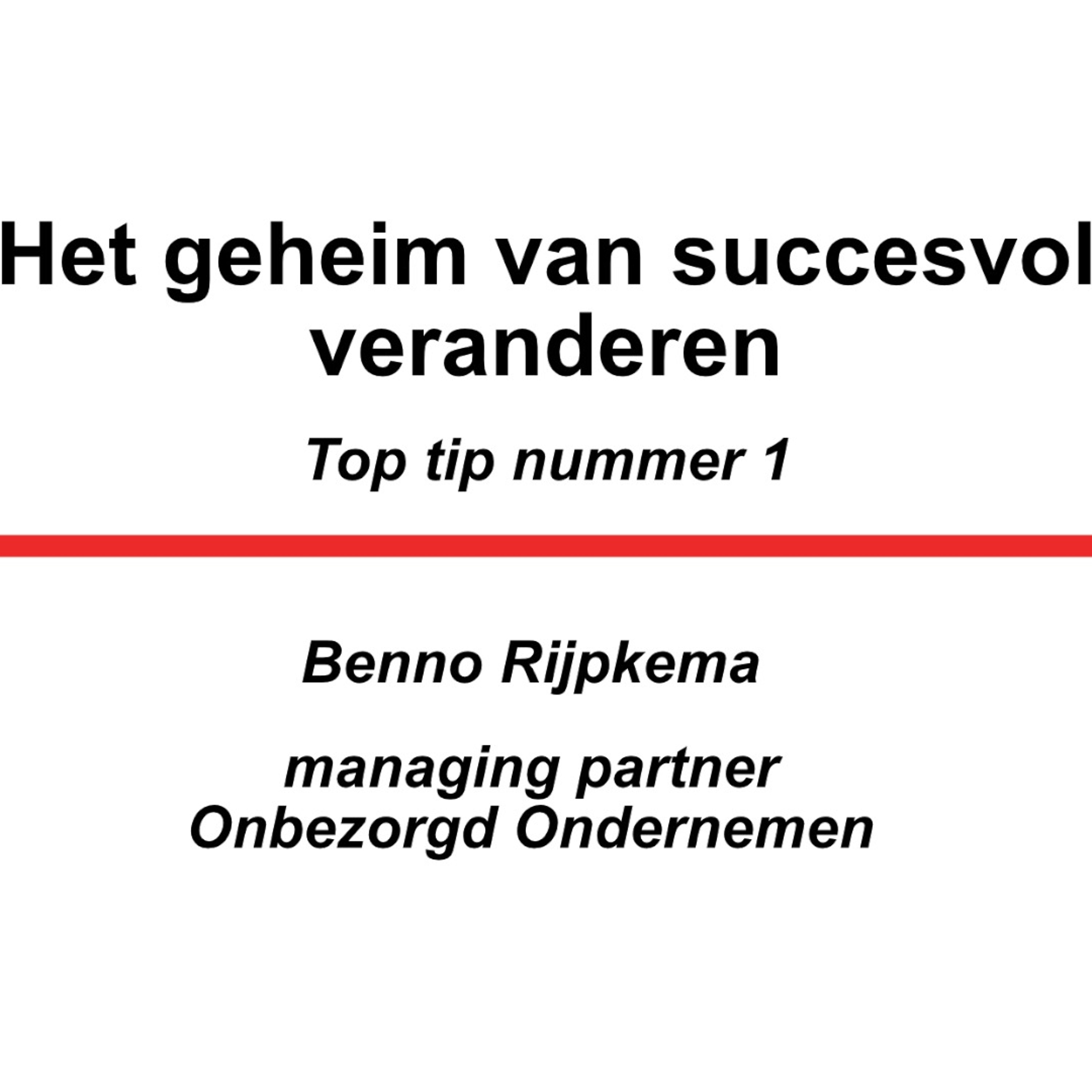 Onbezorgd Ondernemen