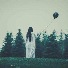 the girl with the black balloon