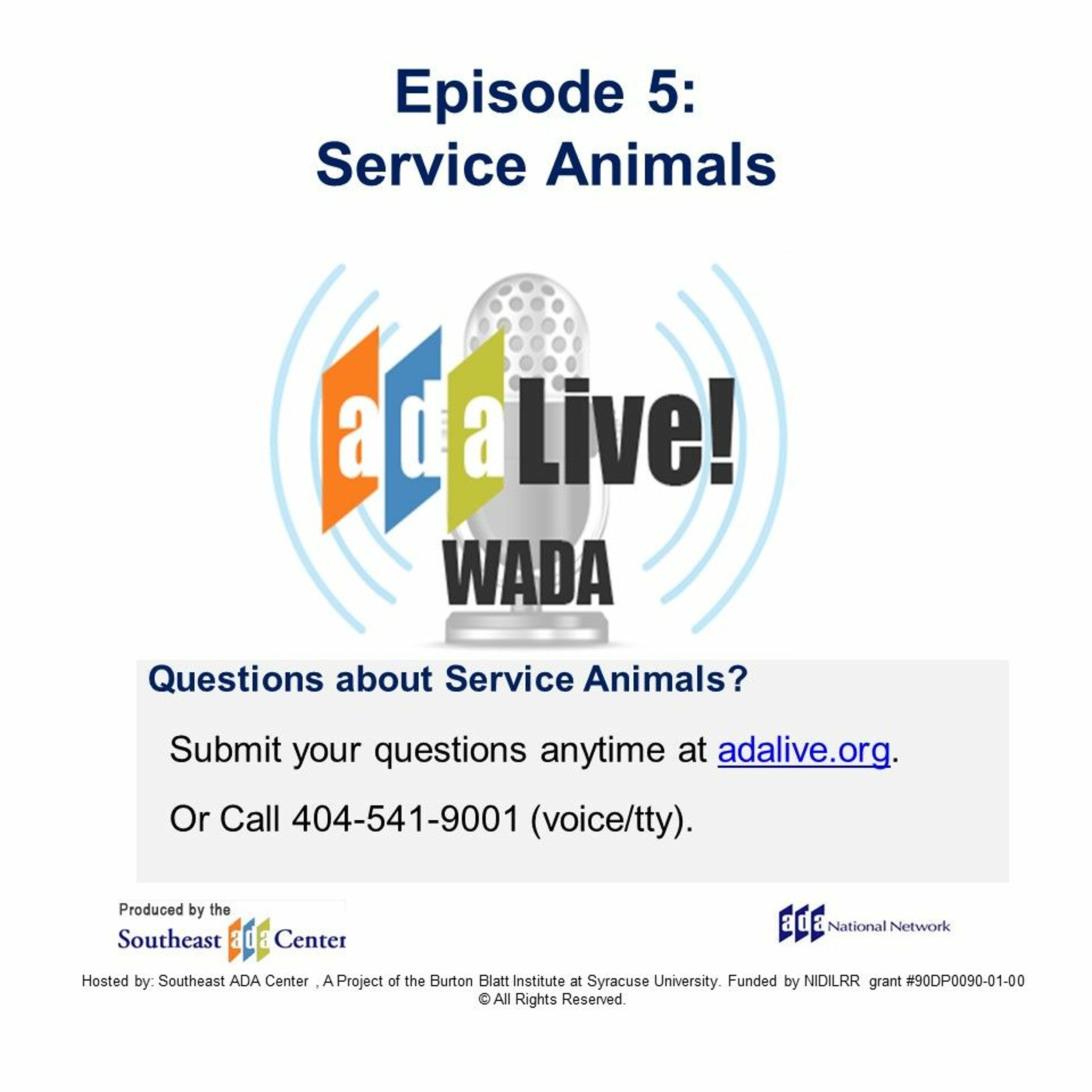 Episode 5: Service Animals episode artwork