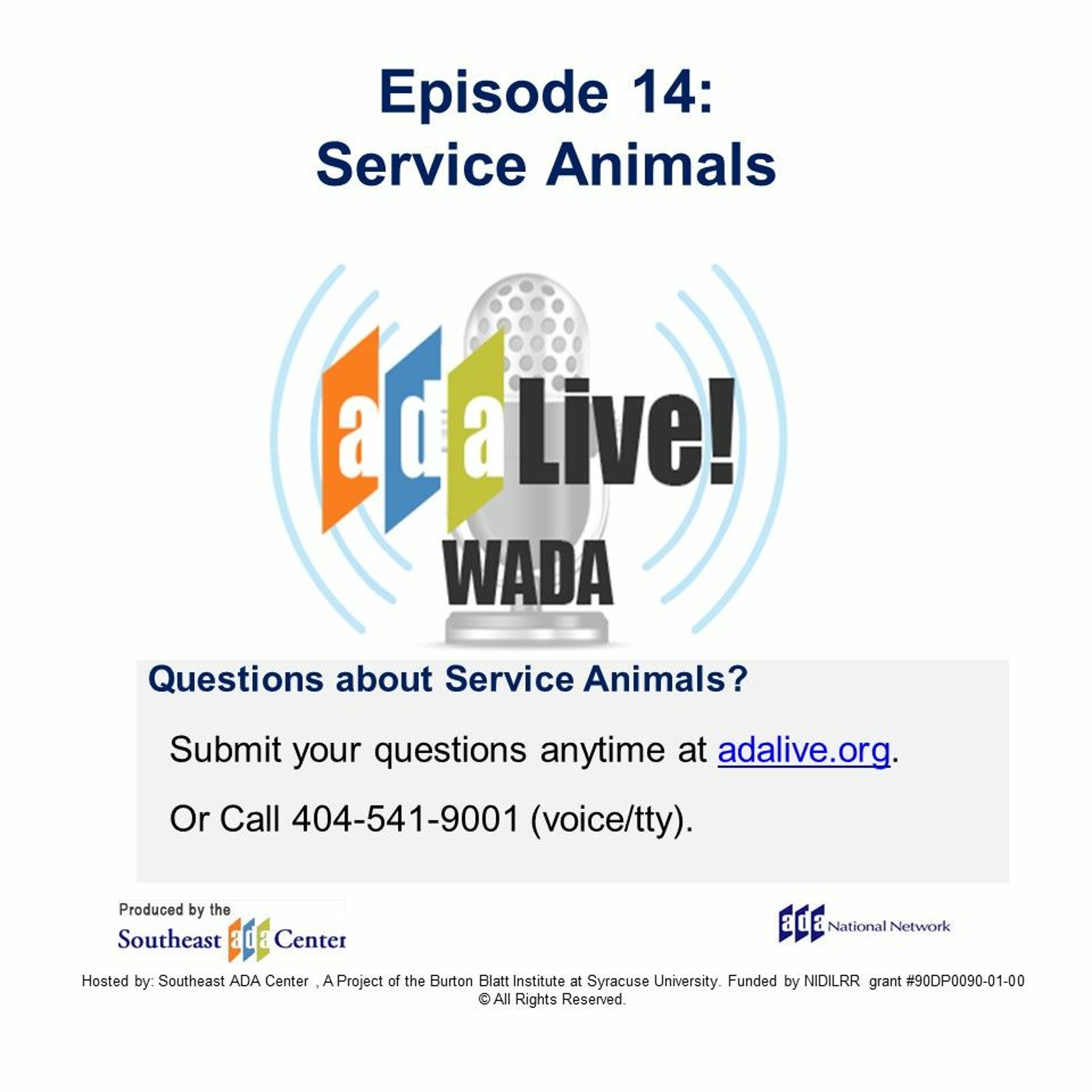 Episode 14: Service Animals episode artwork
