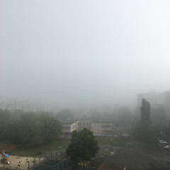outside the window