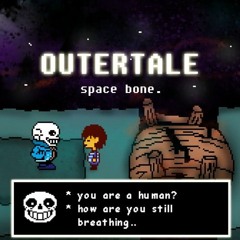 Outertale - space bone. (By Sairuka)