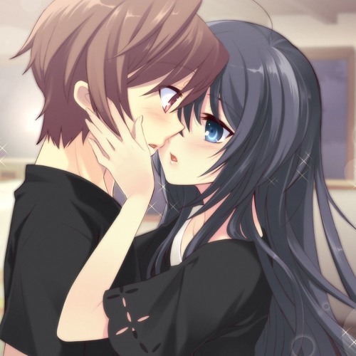 Boy and girl love anime
