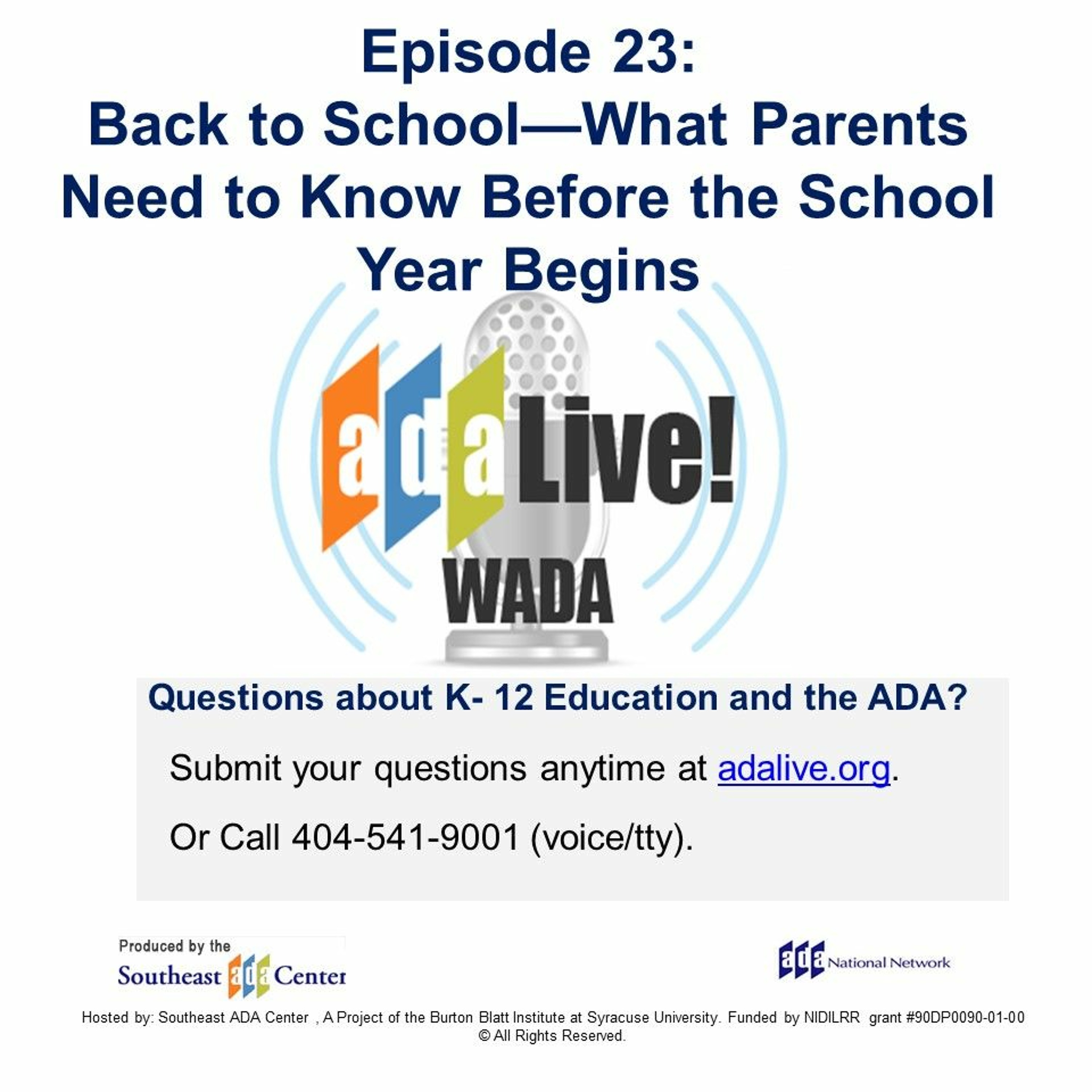 Episode 23: Back to School - What Parents Need to Know Before the School Year Begins episode artwork