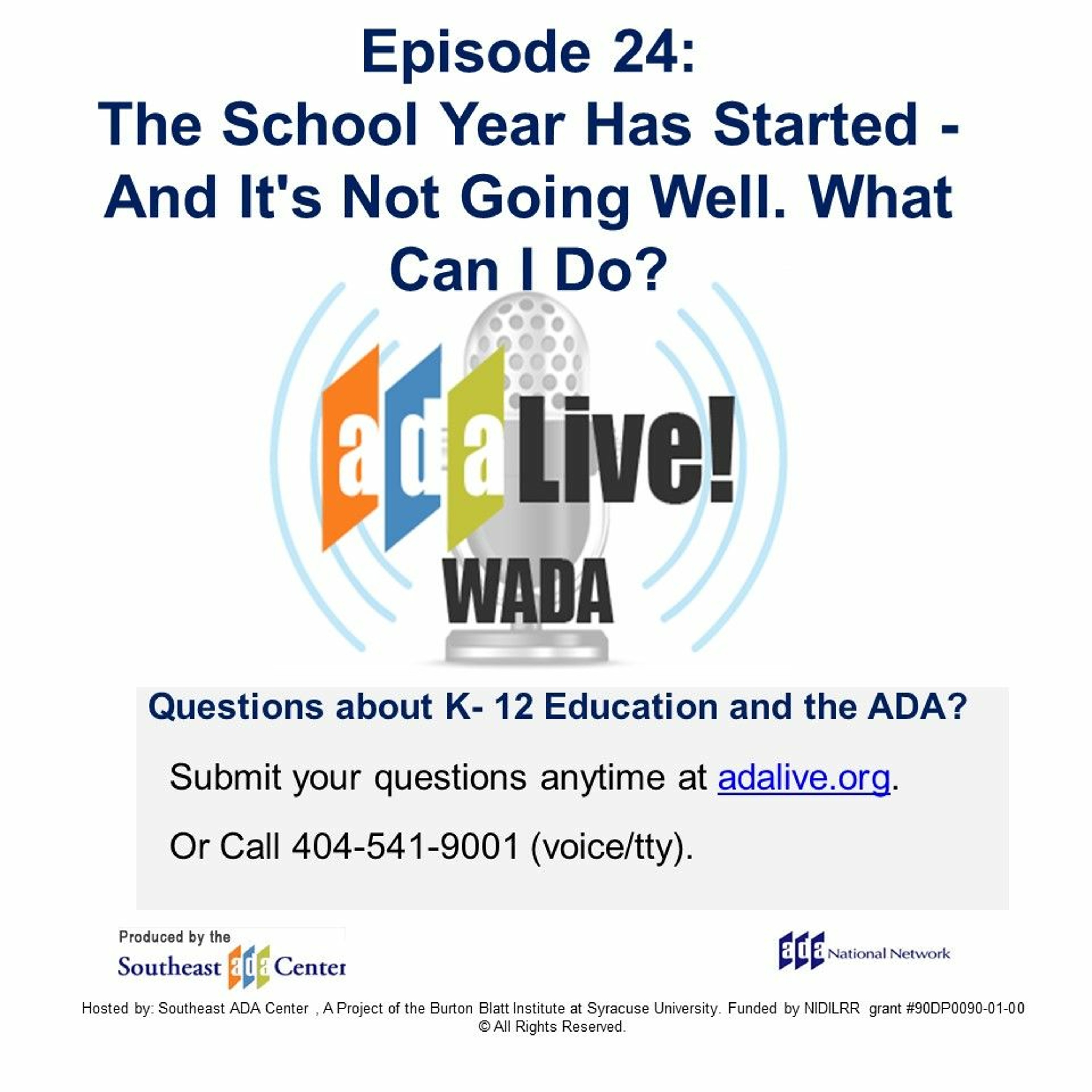 Episode 24: The School Year Has Started- And It's Not Going Well episode artwork